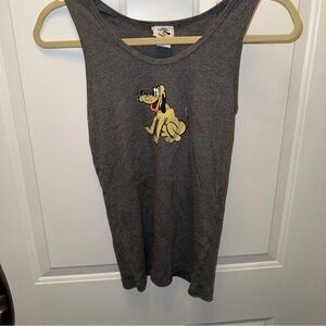 Disney Gray Top with‎ Pluto Cartoon